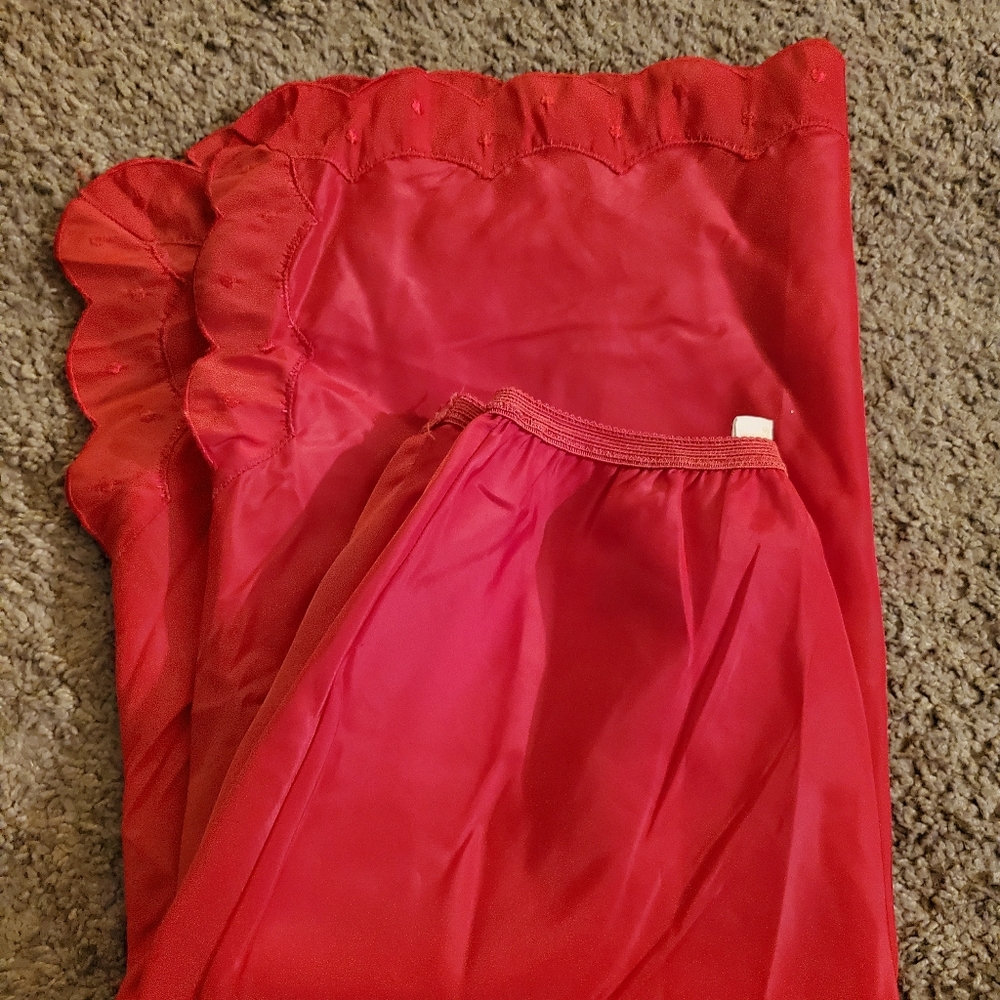 Vintage Red Half Slip Gem